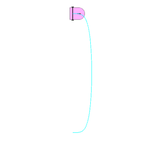 Flatness based animation of a car. Regular case.