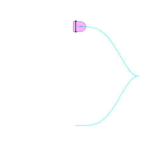 Crossing intrinsic singularity using power series.