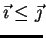 $ \vec{\imath} \leq
\vec{\jmath}$