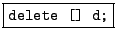 \fbox{\tt c++ -g -o pointerbug pointerbug.cxx}
