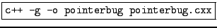 \fbox{\tt ddd pointerbug}