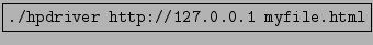 \fbox{\tt wget
http://my.web.site/mypage.html}