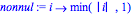 nonnul := proc (i) options operator, arrow; min(abs(i), 1) end proc