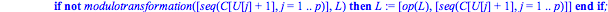 coloriages := proc (p, C) local L, i, U; L := []; for i from 0 to nops(C)^p-1 do U := [op(decomp(i, nops(C), p)), seq(0, j = 1 .. p)]; if not modulotransformation([seq(C[U[j]+1], j = 1 .. p)], L) then...