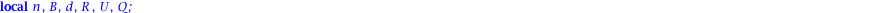 WiedemannCF := proc (A, b, p, P) local n, B, d, R, U, Q; n := linalg:-linalg(A); d := 0; B := b; Q := 1; while linalg:-linalg(B) <> 0 do U := vecteuraleaCF(n, p, P); R := generateurCF([seq(`mod`(Rem(e...