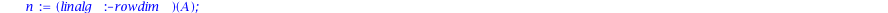 WiedemannCF := proc (A, b, p, P) local n, B, d, R, U, Q; n := linalg:-linalg(A); d := 0; B := b; Q := 1; while linalg:-linalg(B) <> 0 do U := vecteuraleaCF(n, p, P); R := generateurCF([seq(`mod`(Rem(e...