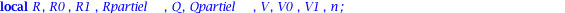 generateurCF := proc (s, p, P) local R, R0, R1, Rpartiel, Q, Qpartiel, V, V0, V1, n; n := 1/2*nops(s); R0 := X^(2*n); R1 := add(s[i]*X^(2*n-i), i = 1 .. 2*n); V0 := 0; V1 := 1; while n <= degree(R1, X...