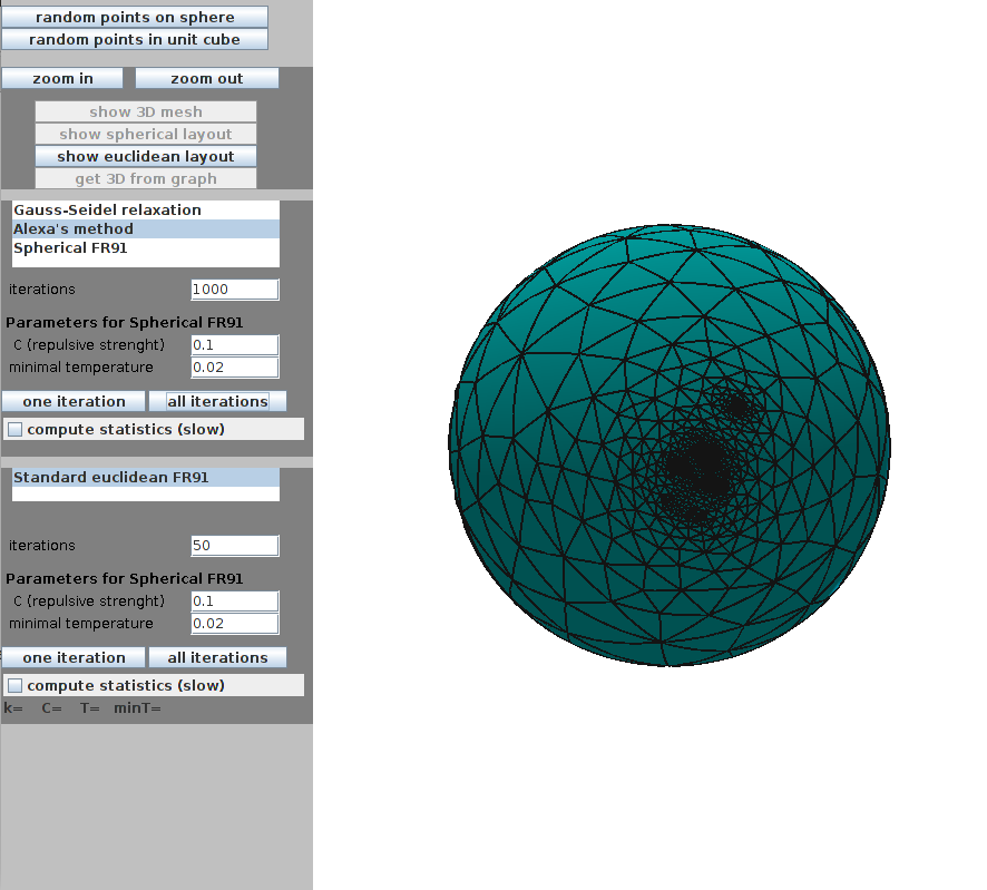 Running 100 iterations of Alexa's method