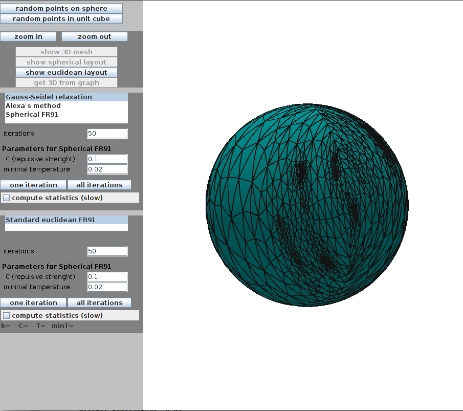 Reading an input spherical layout from OFF file