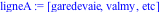 ligneA := [garedevaie, valmy, etc]