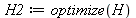 H2 := optimize(H)