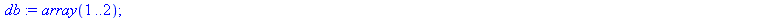 proc (x, y) local a, b, c, da, db, dc; da := array(1 .. 2); db := array(1 .. 2); dc := array(1 .. 2); da[1] := 1; da[2] := 1; a := `+`(x, y); db[1] := `+`(`*`(x, `*`(da[1])), a); db[2] := `*`(da[2], `...