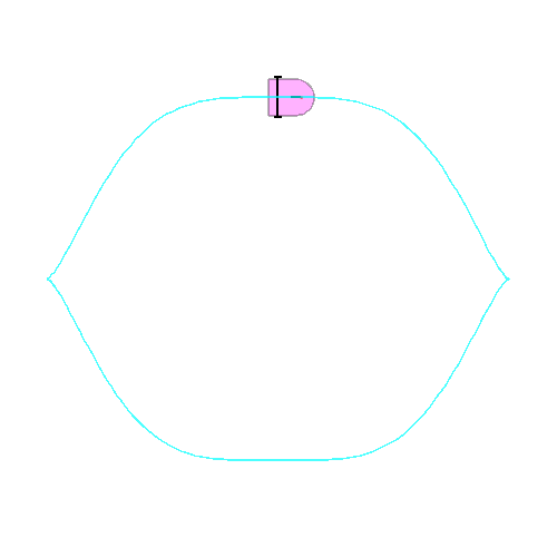 Crossing an apparent singularity using change of flat outputs.