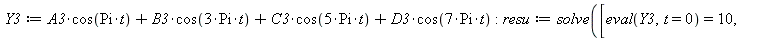 Y3 := `+`(`*`(A3, `*`(cos(`*`(Pi, `*`(t))))), `*`(B3, `*`(cos(`+`(`*`(3, `*`(Pi, `*`(t))))))), `*`(C3, `*`(cos(`+`(`*`(5, `*`(Pi, `*`(t))))))), `*`(D3, `*`(cos(`+`(`*`(7, `*`(Pi, `*`(t)))))))); -1; re...