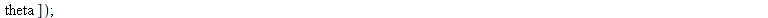 Theta3_prev := 0.; -1; plot(theta3, 0 .. 1, font = [TIMES, ITALIC, 18], labelfont = [TIMES, ITALIC, 26], labels = [t, theta]); 1