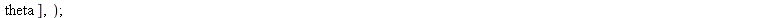 Theta1_prev := 0.; -1; plot(theta1, 0 .. 1, font = [TIMES, ITALIC, 18], labelfont = [TIMES, ITALIC, 26], labels = [t, theta]); 1