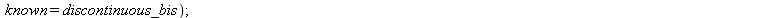 resu2 := dsolve({op(syst2), alpha(-.1) = 0., beta(-.1) = 0., (D(alpha))(-.1) = 0., (D(beta))(-.1) = 0.}, numeric, known = discontinuous_bis); 1