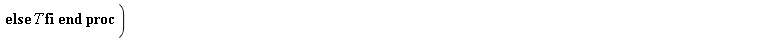 F := subs(T = simplify(`/`(`*`(convert(taylor(`+`(1, `-`(cos(x))), x = 0, 12), polynom)), `*`(x))), proc (x) if `<>`(x, 0) then `/`(`*`(`+`(1, `-`(cos(x)))), `*`(x)) else T end if end proc)