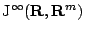 ${\rm J}^{\infty}({\bf R},{\bf R}^{m})$