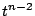 $t^{n-2}$