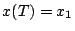 $x(T)=x_{1}$