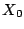 $X_{0}$