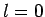 ${l=0}$