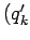 $(q_{k}^{\prime}$