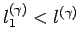 ${l_{1}^{(\gamma)}<l^{(\gamma)}}$