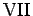 ${\rm VII}$