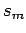 $s_{m}$