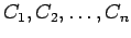 ${C_{1}, C_{2}, \dots, C_{n}}$