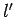 $l^{\prime}$