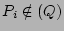 $P_{i}\notin(Q)$