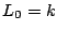 $L_{0}=k$