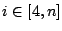 $i\in[4,n]$